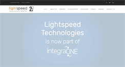Desktop Screenshot of lightspeedtech.net